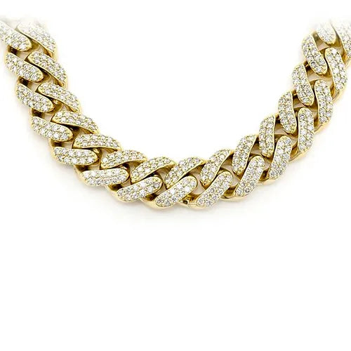 PAVE CUBAN CHAIN