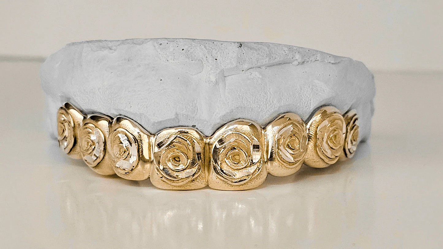 8 Pc ROSE CUT GRILLZ